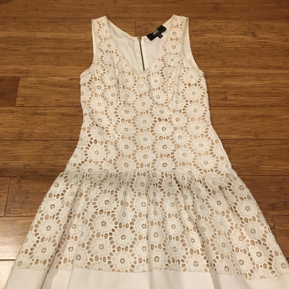 ABS CROCHET LOOK DRESS - Picture 1 of 7